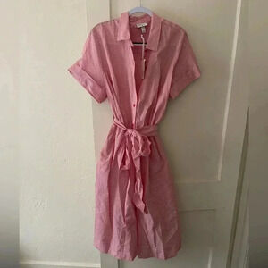 Lisa Marie Fernandez Pink Shirt Dress